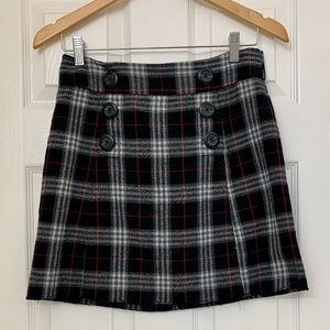 Plaid Gap Skirt